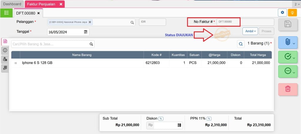 fitur persetujuan accurate online