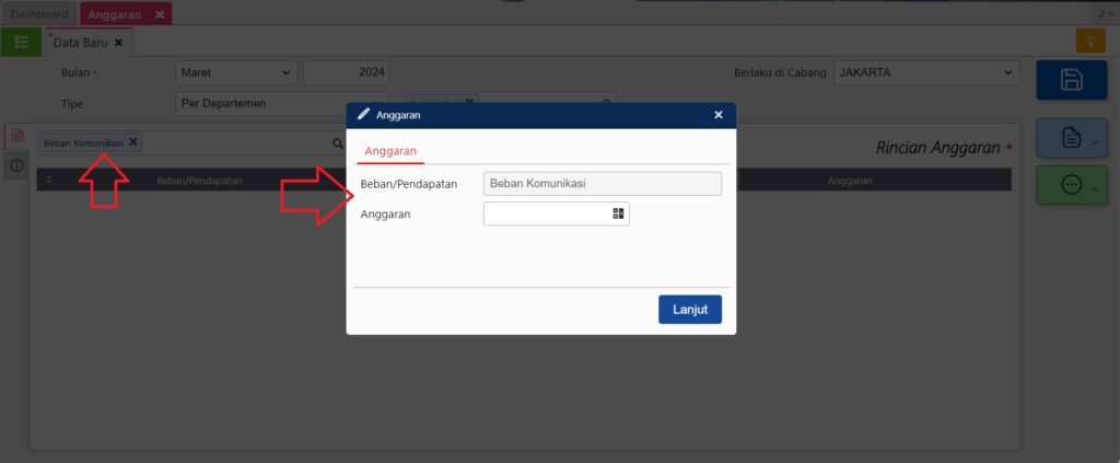 Fitur Anggaran Accurate Online