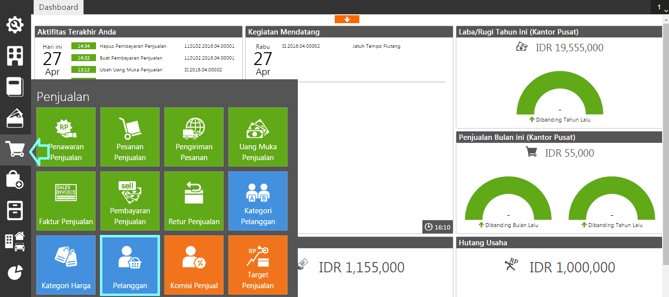 fitur pelanggan accurate online