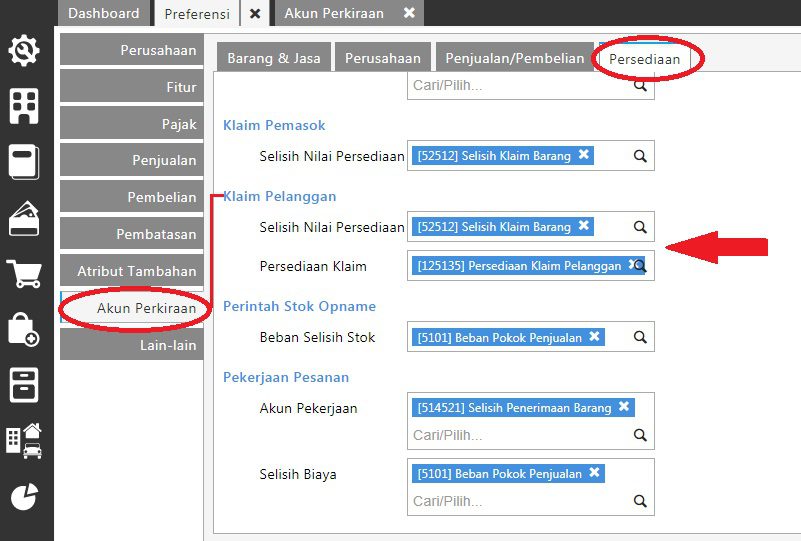 fitur klaim pelanggan accurate online