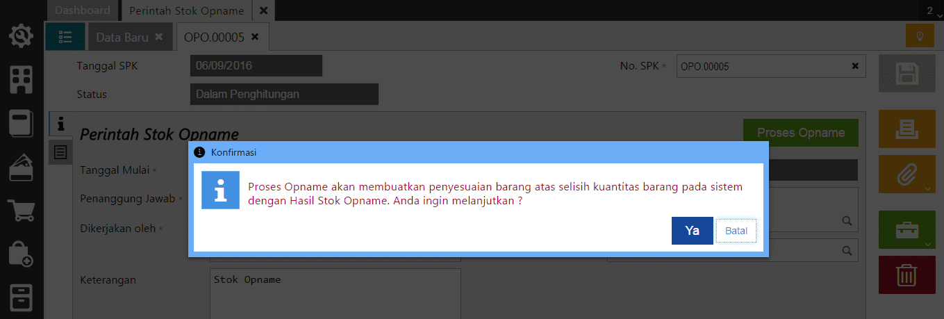 fitur stok opname accurate online