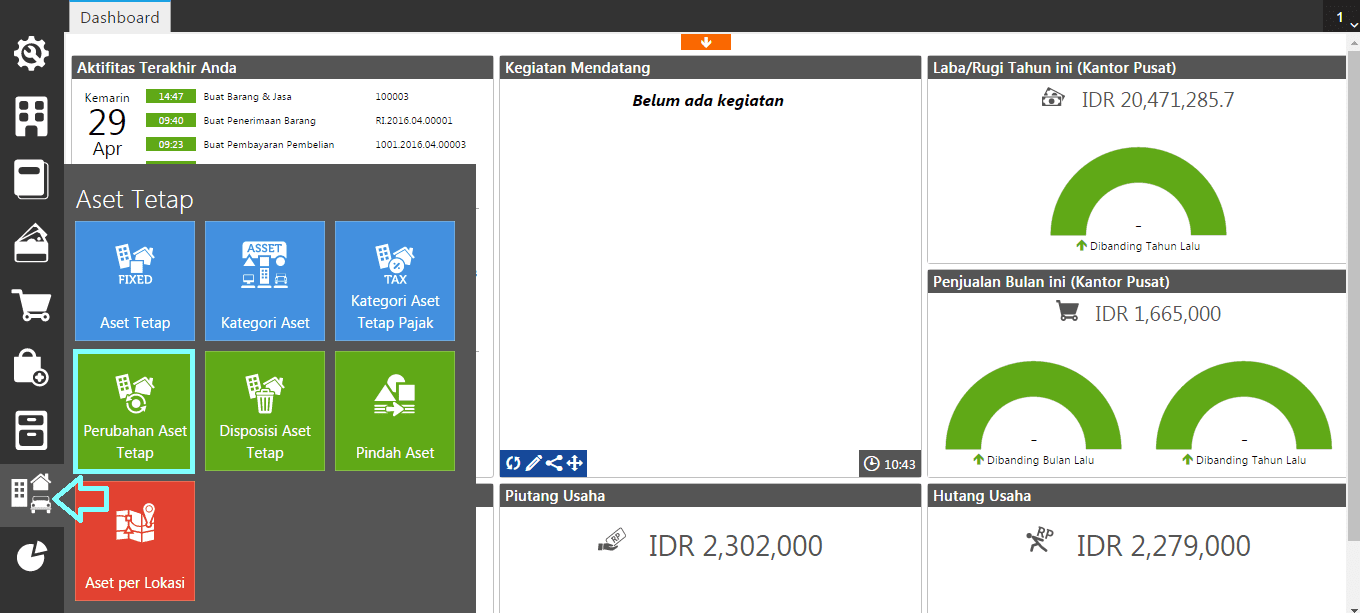 fitur perubahan aset tetap accurate online
