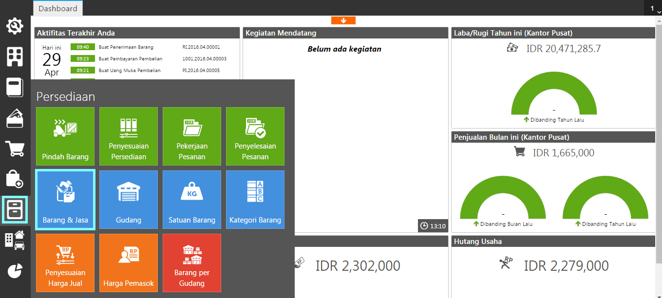 fitur barang & jasa accurate online