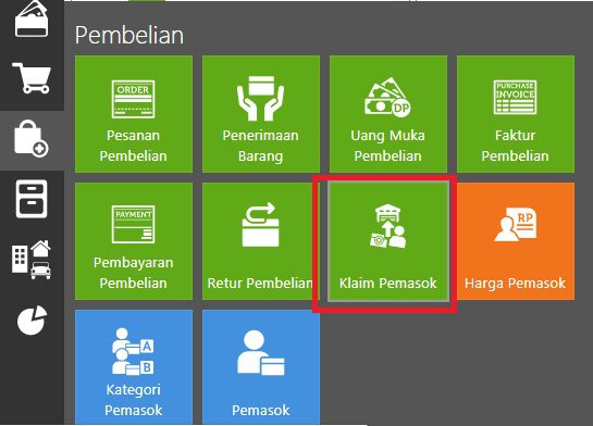 fitur klaim pemasok accurate online