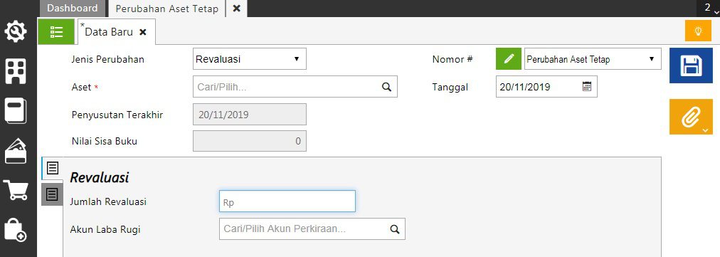 fitur perubahan aset tetap accurate online