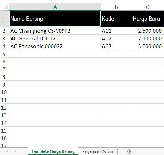 fitur standar biaya produksi accurate online