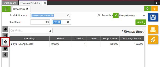 fitur formula produksi accurate online